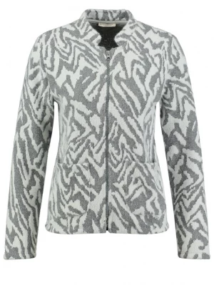 Foto van product Key Largo Gebreid vest 'Cosmic' grijs / wit