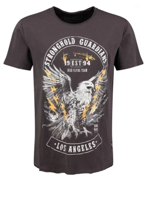Foto van product Key Largo Shirt 'Guardian' goudgeel / donkergrijs / wit