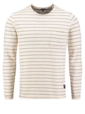 Foto van product Key Largo Shirt 'KLBruno' crème / donkergrijs