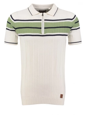 Foto van product Key Largo Shirt 'KLMALAGA' crème / grasgroen / zwart