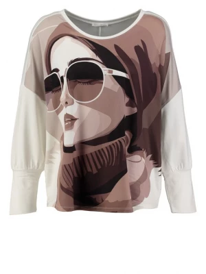 Foto van product Key Largo Shirt 'LOUISE ' bruin / wit