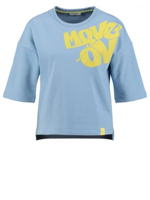 Foto van product Key Largo Shirt 'Move on' lichtblauw / citroen
