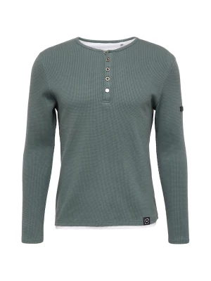 Foto van product Key Largo Shirt 'SANDRO' donkergroen / wit