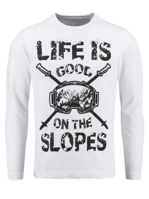 Foto van product Key Largo Shirt 'Slopes' zwart / wit