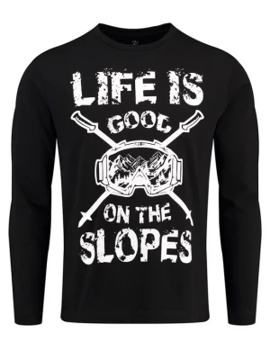 Foto van product Key Largo Shirt 'Slopes' zwart / wit