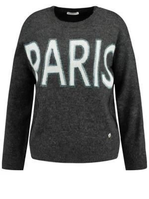 Foto van product Key Largo Trui 'France' donkergrijs / wit