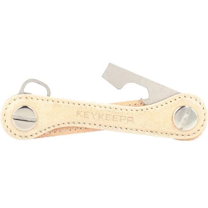 Foto van product Keykeepa Sleutelhanger 'Leather' beige