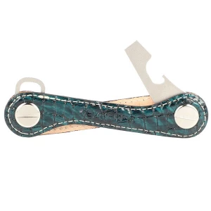 Foto van product Keykeepa Sleutelhanger 'Leather' blauw