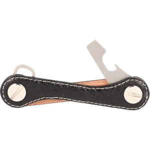 Foto van product Keykeepa Sleutelhanger 'Leather' zwart