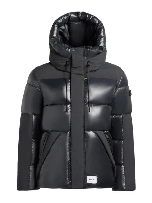 Foto van product khujo Winterjas 'Alst' antraciet / zwart / wit
