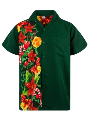 Foto van product King Kameha Overhemd 'Christmas Wedding' groen
