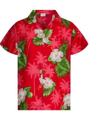 Foto van product King Kameha Overhemd 'Small Flower' rood