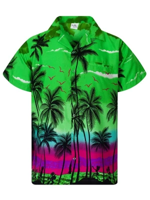 Foto van product King Kameha Shirt 'Beach' groen
