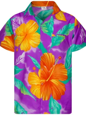 Foto van product King Kameha Shirt 'Big Flower' lichtlila