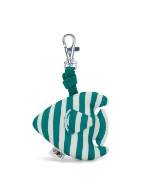 Foto van product KIPLING Sleutelhanger 'FISH CHARM' donkergroen / wit