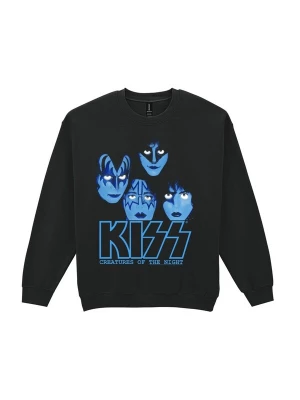 Foto van product Kiss Sweatshirt 'Creatures of the night' zwart