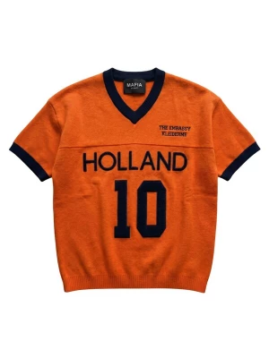 Foto van product Kleidermafia Shirt 'Oversize Holland Knit T-shirt - Orange' oranje