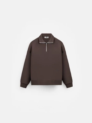 Foto van product Kleidermafia Sweatshirt 'Chocolate' bruin