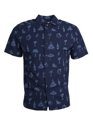 Foto van product Kleinigkeit Overhemd 'Travel Scott' navy / lichtblauw