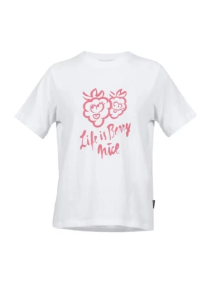 Foto van product Kleinigkeit Shirt 'Big Berry' pink / wit