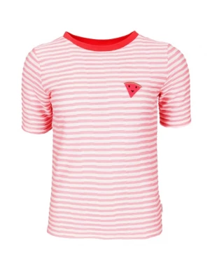Foto van product Kleinigkeit Shirt rosa / watermeloen rood / wit