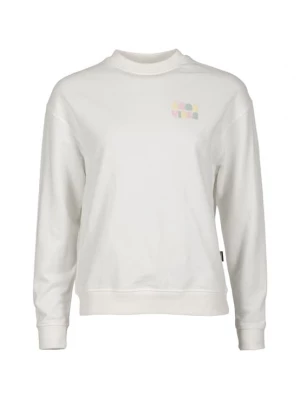 Foto van product Kleinigkeit Sweatshirt 'Big Vibes' pasteelgeel / pastelgroen / pastelroze / wit
