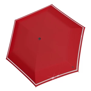 Foto van product KNIRPS Paraplu 'Rookie' grijs / karmijnrood