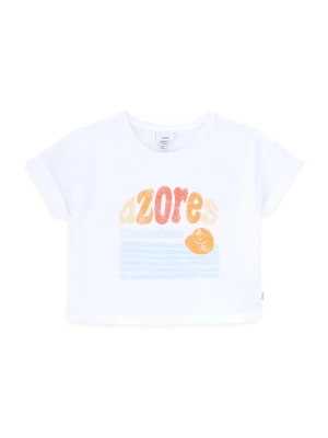 Foto van product KNOT Shirt 'Azores' geel / rood / wit
