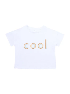 Foto van product KNOT Shirt lichtblauw / oranje / perzik / wit