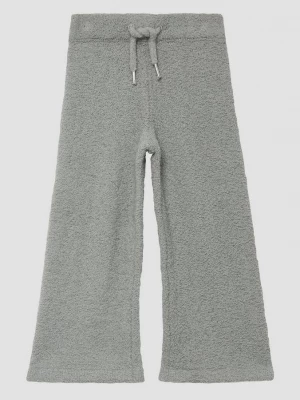 Foto van product Knusse gebreide broek in bouclelook met wijde pijpen s.Oliver grijs
