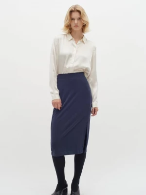 Foto van product Kokerrok InWear gemêleerd donkerblauw