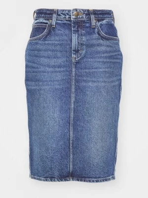 Foto van product Kokerrok Lee donkerblauw denim