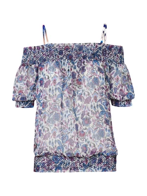 Foto van product KOROSHI Blouse blauw / lila / wit