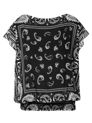 Foto van product KOROSHI Blouse zwart / wit