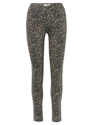 Foto van product KOROSHI Jeans beige / olijfgroen