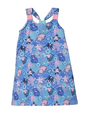 Foto van product KOROSHI Jurk marine / opaal / royal blue / koningsblauw / rosa