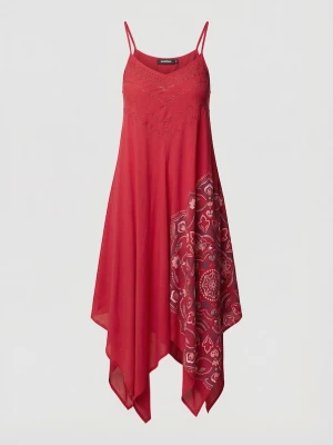 Foto van product KOROSHI Jurk navy / rood / wit