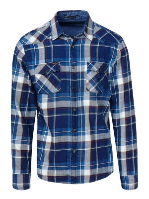 Foto van product KOROSHI Overhemd blauw / indigo / grijs