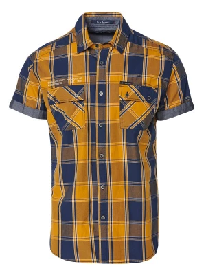 Foto van product KOROSHI Overhemd navy / oker