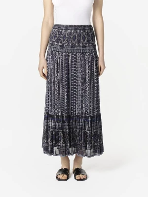 Foto van product KOROSHI Rok beige / blauw / navy