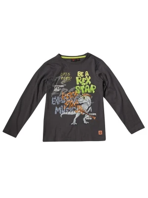 Foto van product KOROSHI Shirt antraciet / basaltgrijs / appel / donkeroranje
