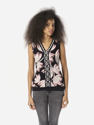 Foto van product KOROSHI Shirt beige / oudroze / zwart