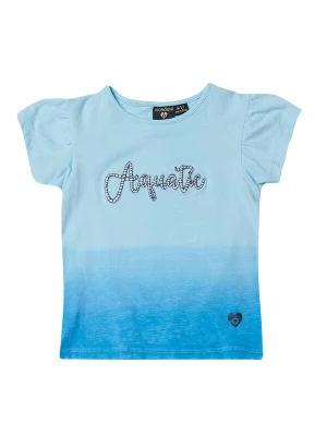 Foto van product KOROSHI Shirt blauw / lichtblauw