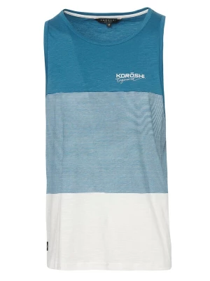 Foto van product KOROSHI Shirt blauw / lichtblauw / wit