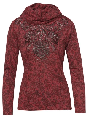 Foto van product KOROSHI Shirt bruin / rood / zwart