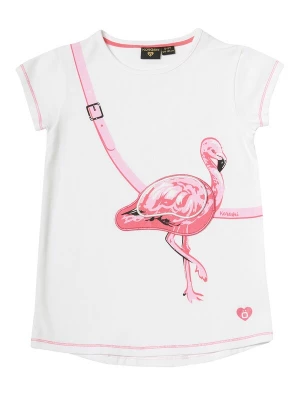 Foto van product KOROSHI Shirt fuchsia / lichtroze / zwart / wit