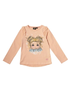 Foto van product KOROSHI Shirt goud / abrikoos / zwart / wit