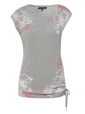 Foto van product KOROSHI Shirt lichtgrijs / koraal / wit