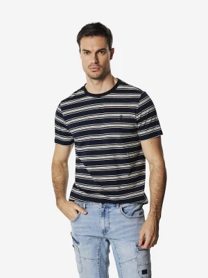 Foto van product KOROSHI Shirt marine / wit