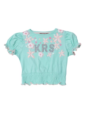 Foto van product KOROSHI Shirt mintgroen / abrikoos / pink